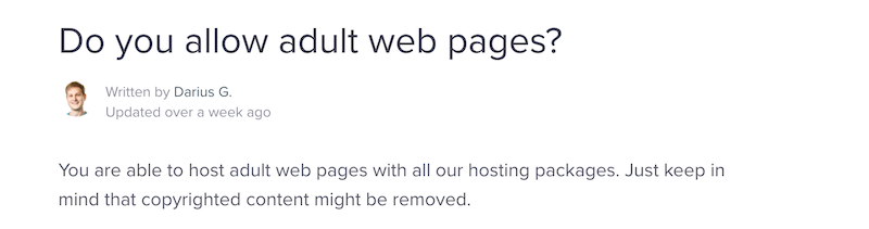 Alojamiento de sitios para adultos con Hostinger