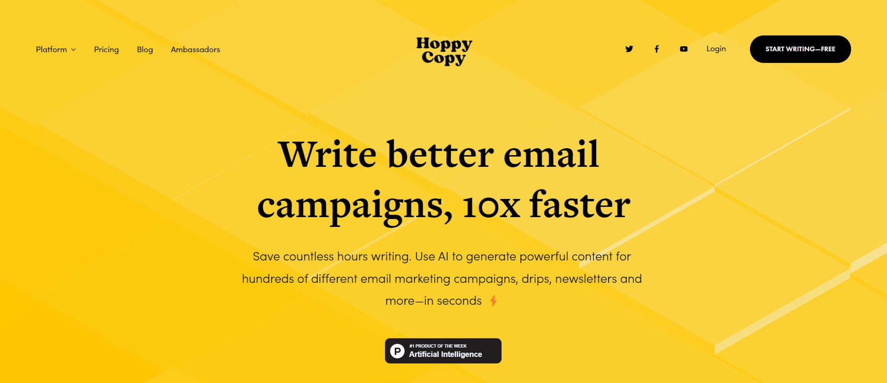 Hoppy Copy - Página de inicio de julio de 2023