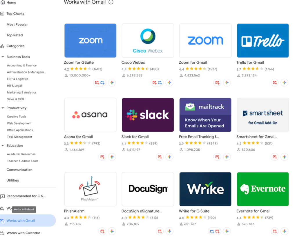 G Suite Marketplace - Revisión de G Suite